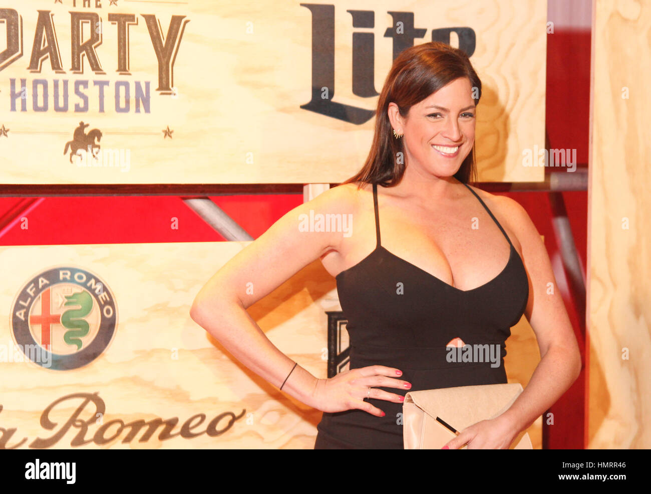 Houston, USA. 03rd Feb, 2017. Sarah Spain attends ESPN The Party 2017