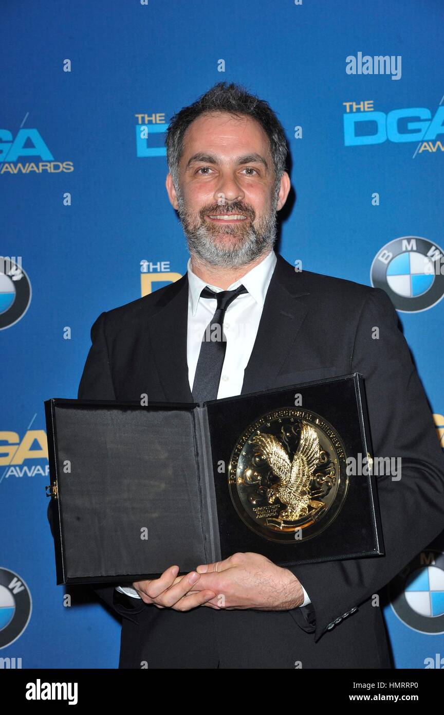 Beverly Hills, CA. 4th Feb, 2017. Miguel Sapochnik in the press room for 69th Annual Directors Guild of America (DGA) Awards - Press Room, The Beverly Hilton Hotel, Beverly Hills, CA February 4, 2017. Credit: Elizabeth Goodenough/Everett Collection/Alamy Live News Stock Photo