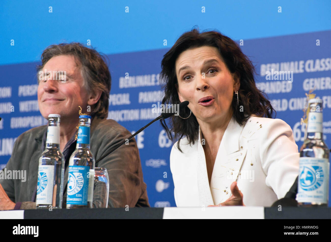 February 5, 2015 - Berlin, Deutschland | Germany - 05 February 2015 - Berlin, Germany - Juliette Binoche. ''Nobody Wants the Night'' Photocall and Press Conference. Photo Credit: Ralle/face to face/AdMedia Credit: Ralle/AdMedia/ZUMA Wire/Alamy Live News Stock Photo