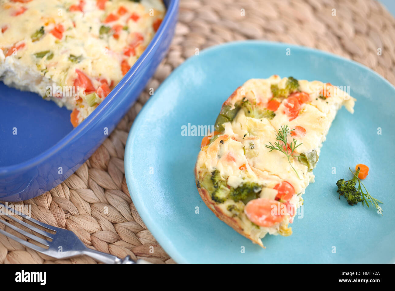 CREAM CHEESE VEGETABLE CASSEROLE Stock Photo Alamy
