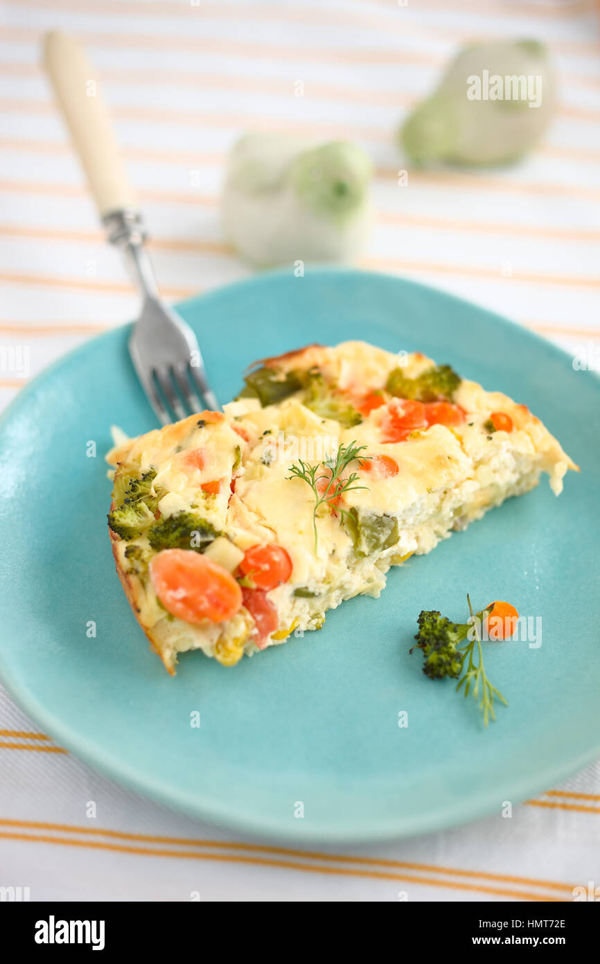 CREAM CHEESE VEGETABLE CASSEROLE Stock Photo Alamy