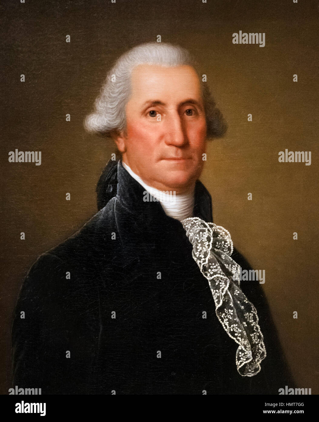 George Washington by Adolf Ulrik Wertmüller, oil on canvas, c.1794. Stock Photo