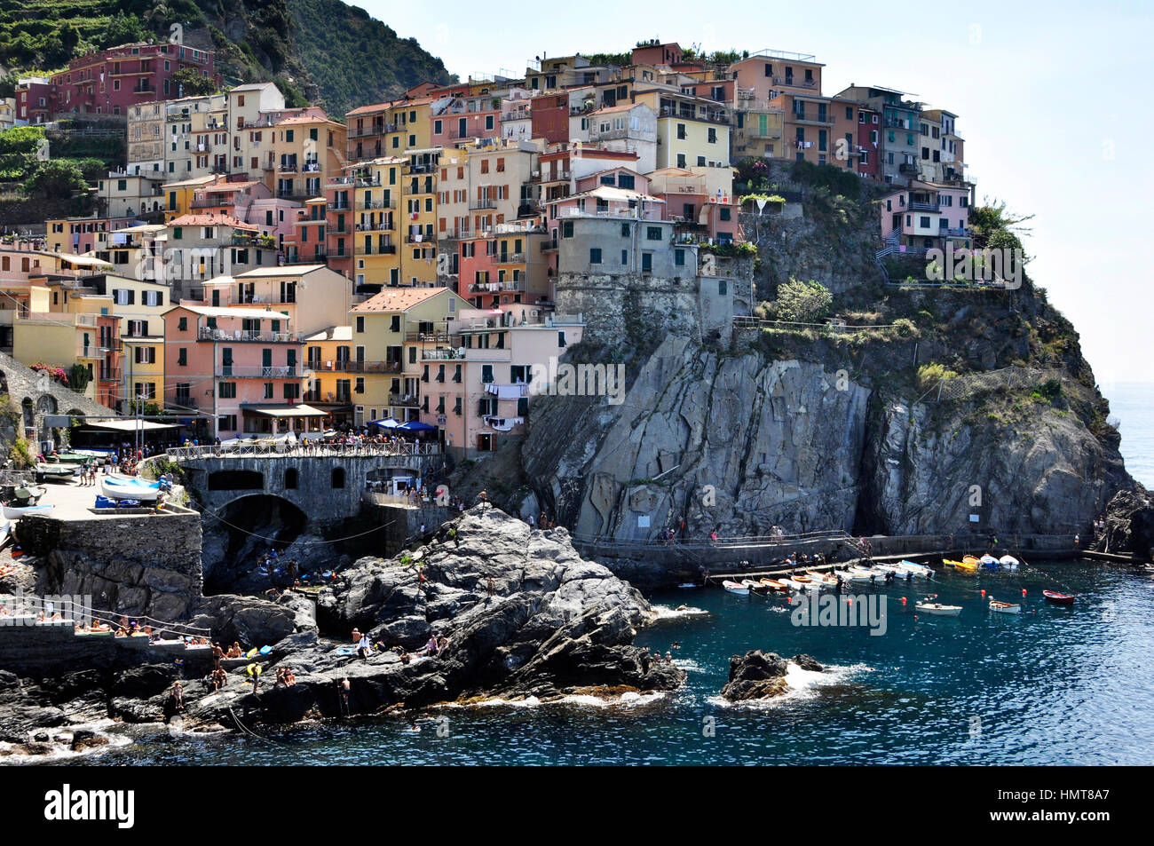 cinque terre, manarola, la especia, genova, italy Stock Photo