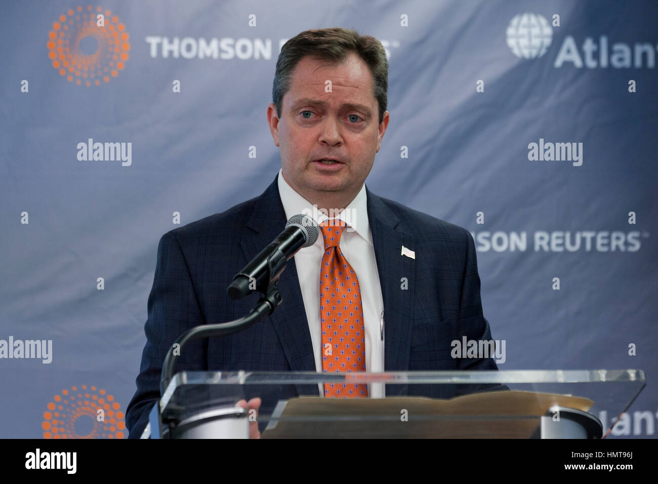 Steve Rubley, Thomson Reuters Special Services CEO Stock Photo