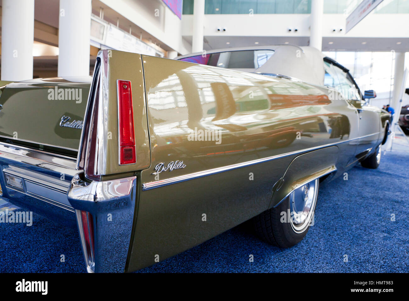 1970 Cadillac de Ville tail fin - USA Stock Photo