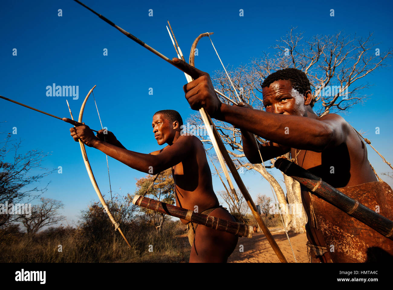 Bushmen With Bow And Arrow High Resolution Stock Photography and Images ...