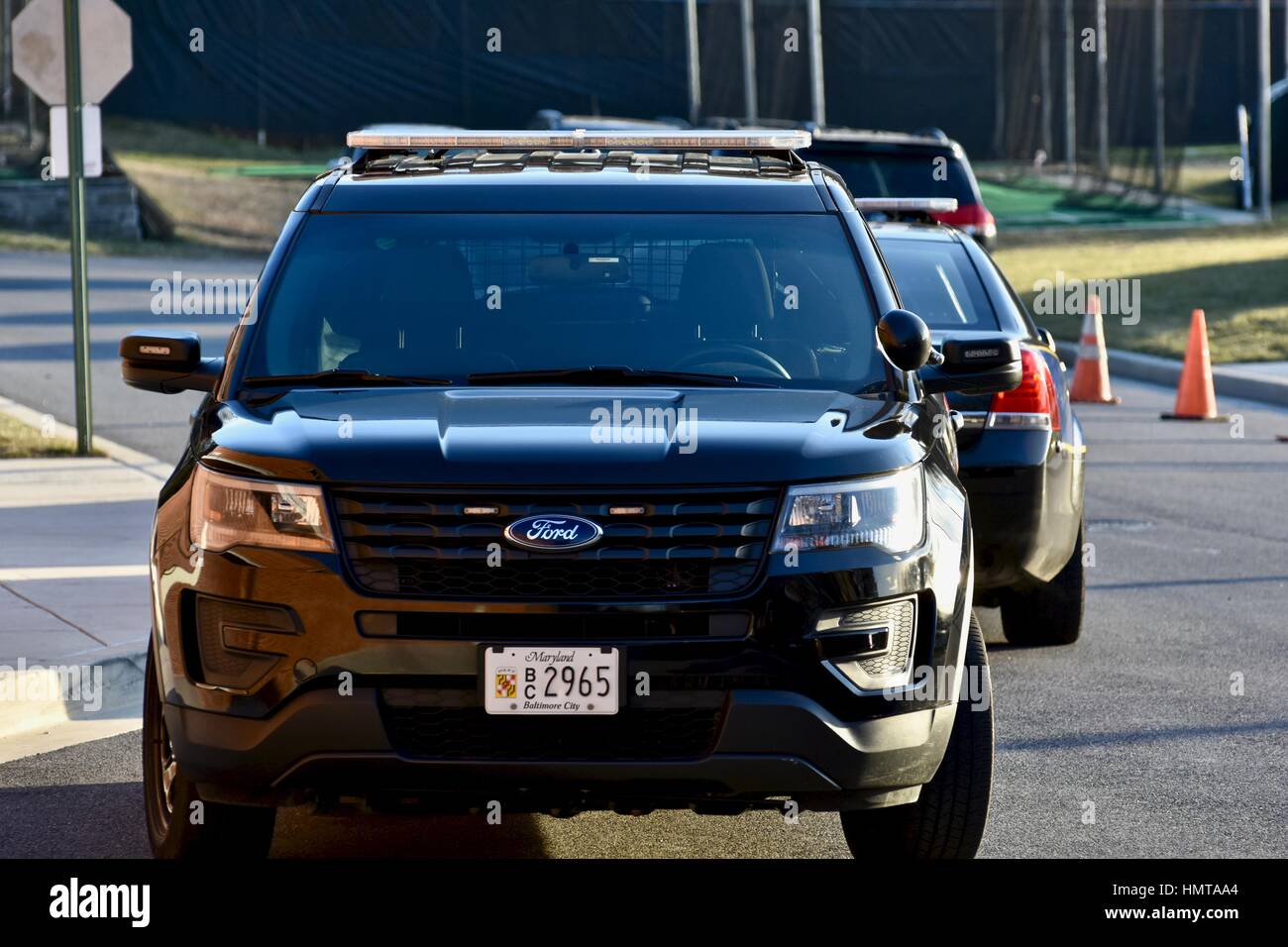 Baltimore Police car Stock Photo