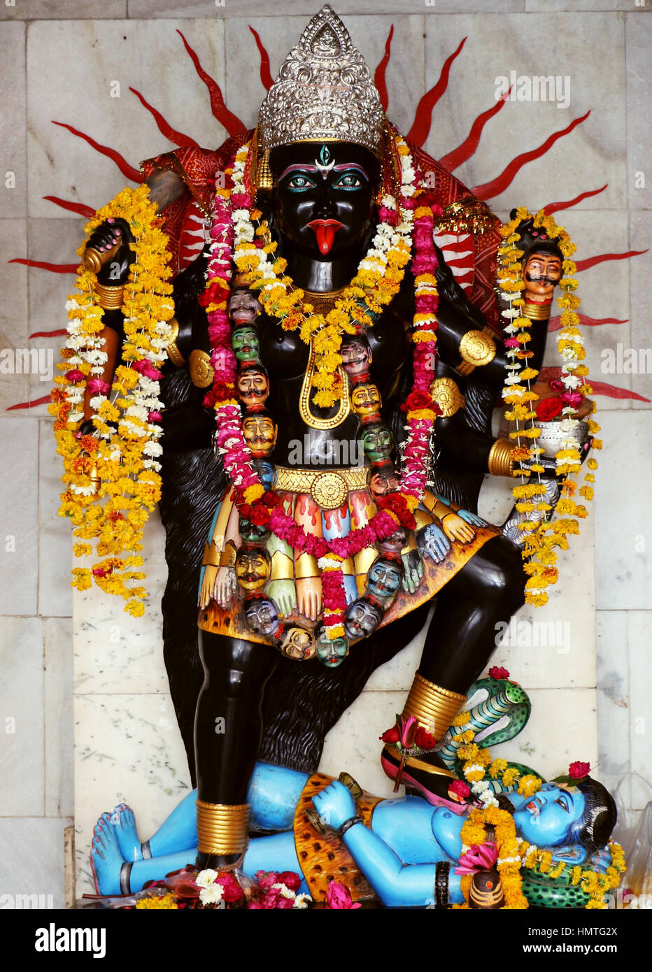 Goddess Kali Temple, Khajrana, Indore Stock Photo Alamy