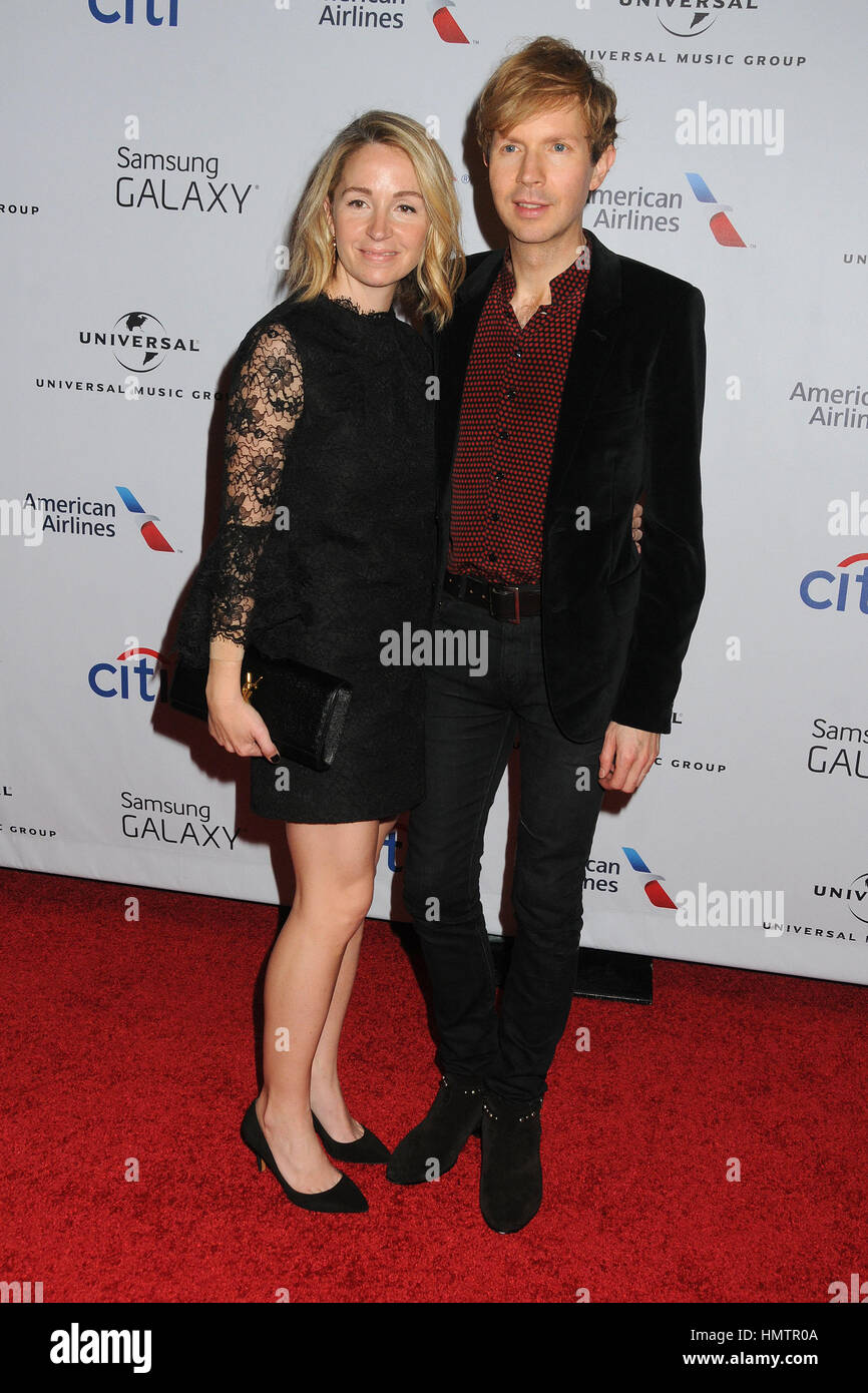 Los Angeles, CA, USA. 8th Feb, 2015. 8 February 2015 - Los Angeles, California - Marissa Ribisi, Beck. Universal Music Group 2015 Grammy After Party held at the Ace Hotel. Photo Credit: Byron Purvis/AdMedia Credit: Byron Purvis/AdMedia/ZUMA Wire/Alamy Live News Stock Photo