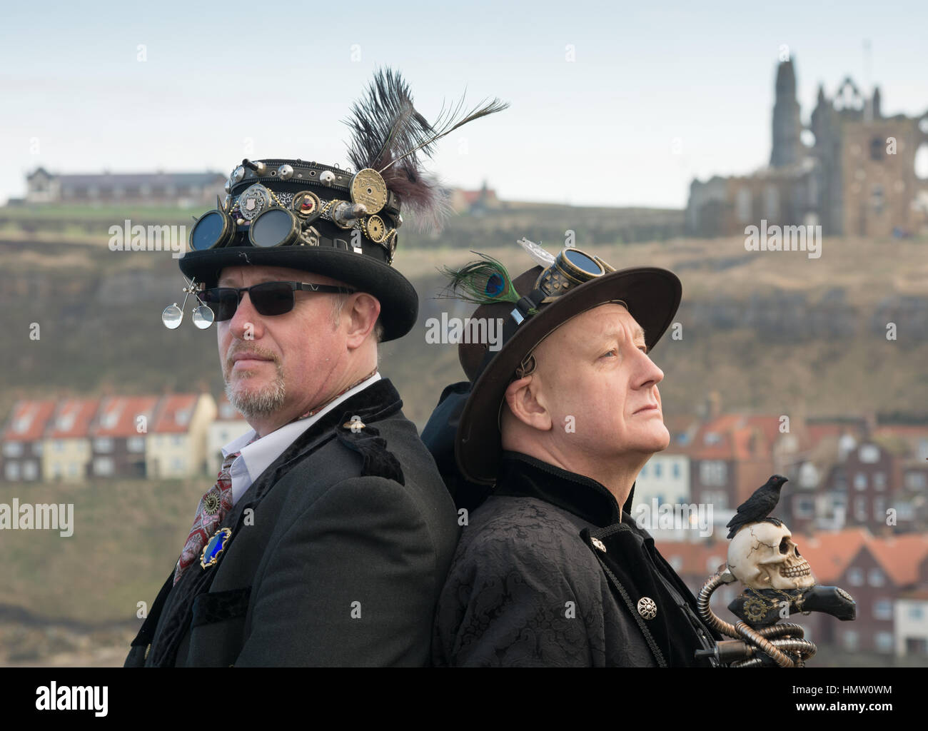 Whitby steampunk weekend Stock Photo