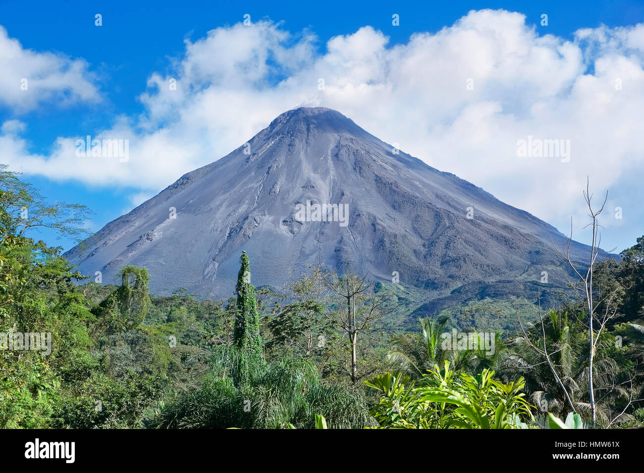 Arenal Volcano, Arenal Volcano National Park, La Fortuna, Alajuela Province, Costa Rica Stock Photo