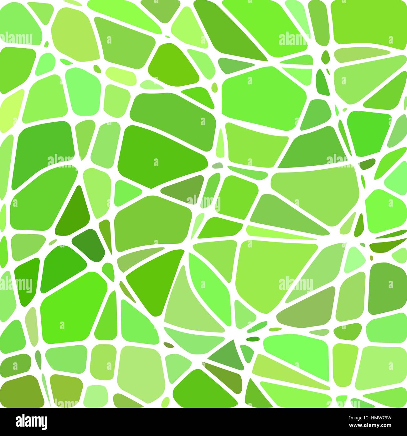 abstract vector stained-glass mosaic background - bright green Stock ...