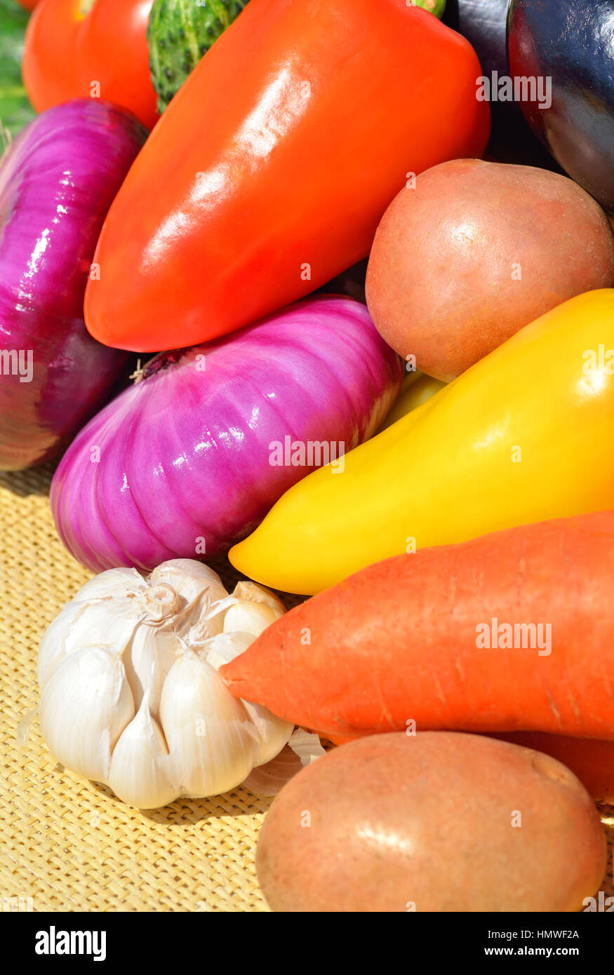 Ripe raw vegetables Stock Photo Alamy