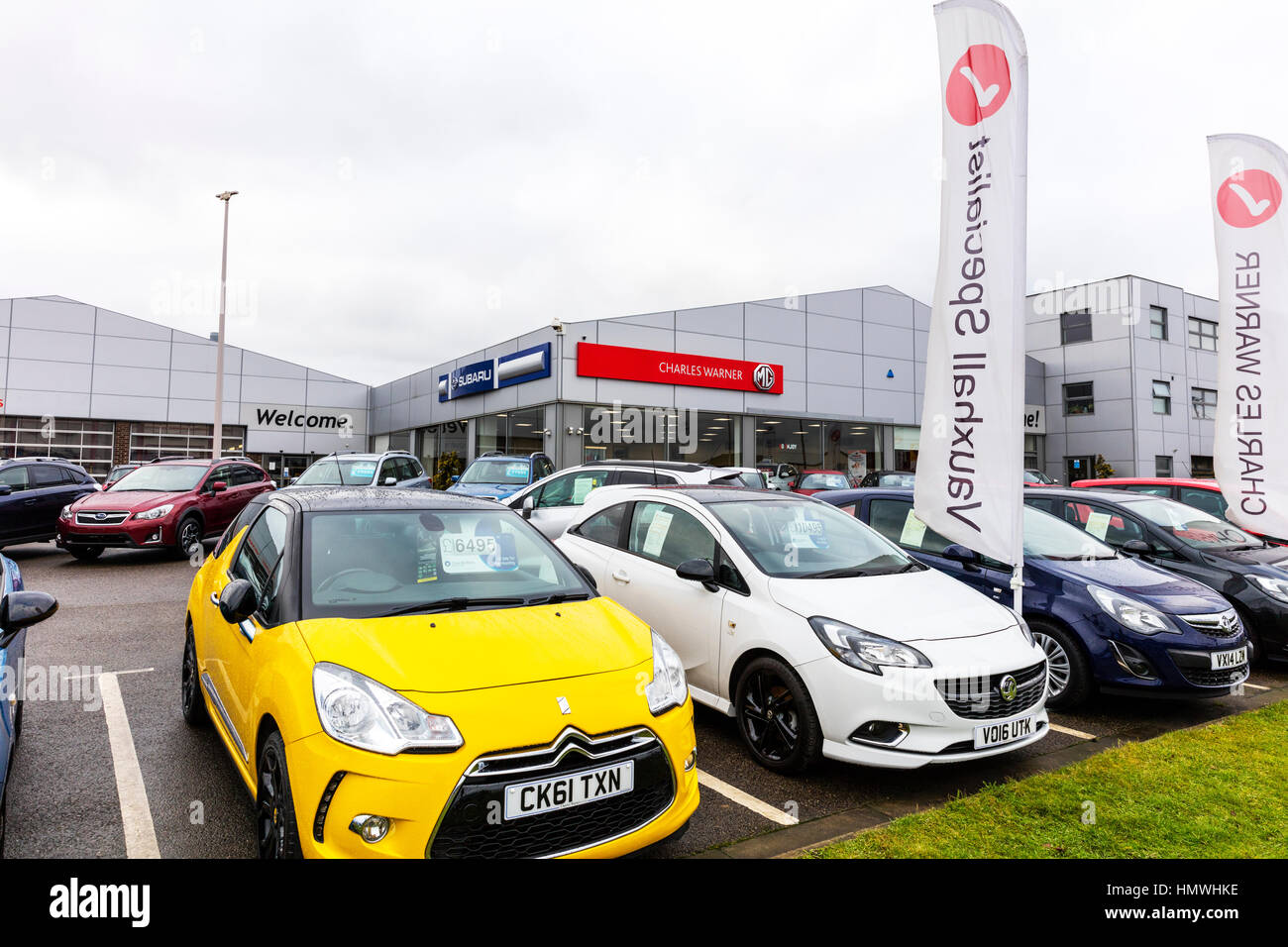 Forecourt car hires stock photography and images Alamy