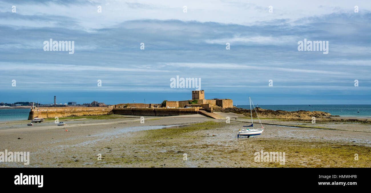 Jersey is the largest of the Channel Islands, between England and