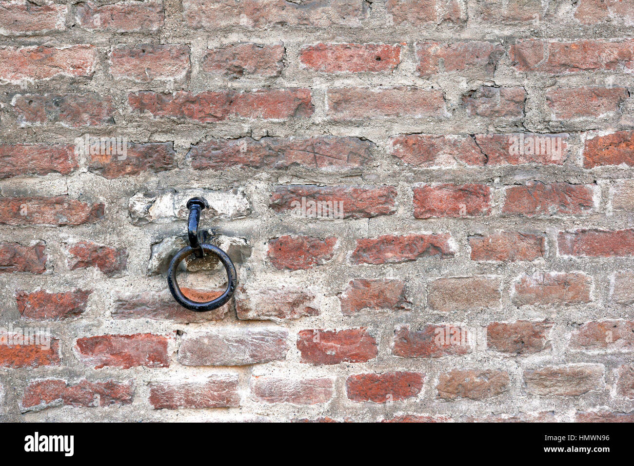 hook on the brick wall Stock Photo Alamy