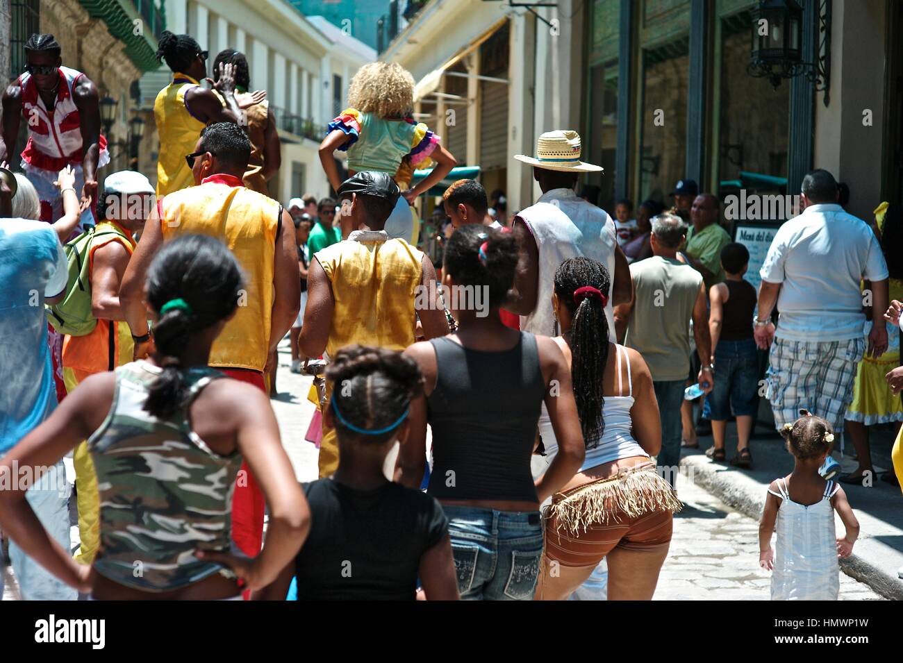 Street Performance Of Conga Santiaguera In Old Havana Stock Photo Alamy alamy