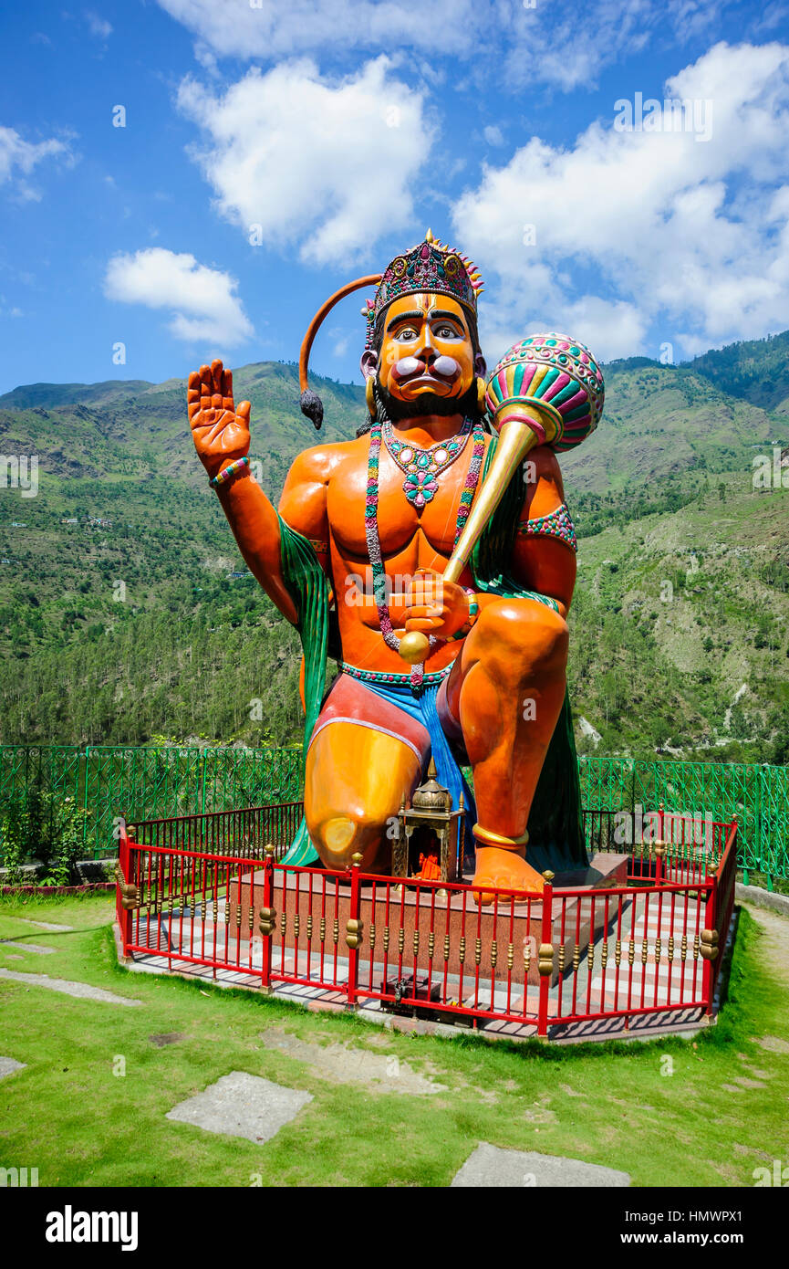 Lord hanuman statue himachal pradesh hires stock photography and