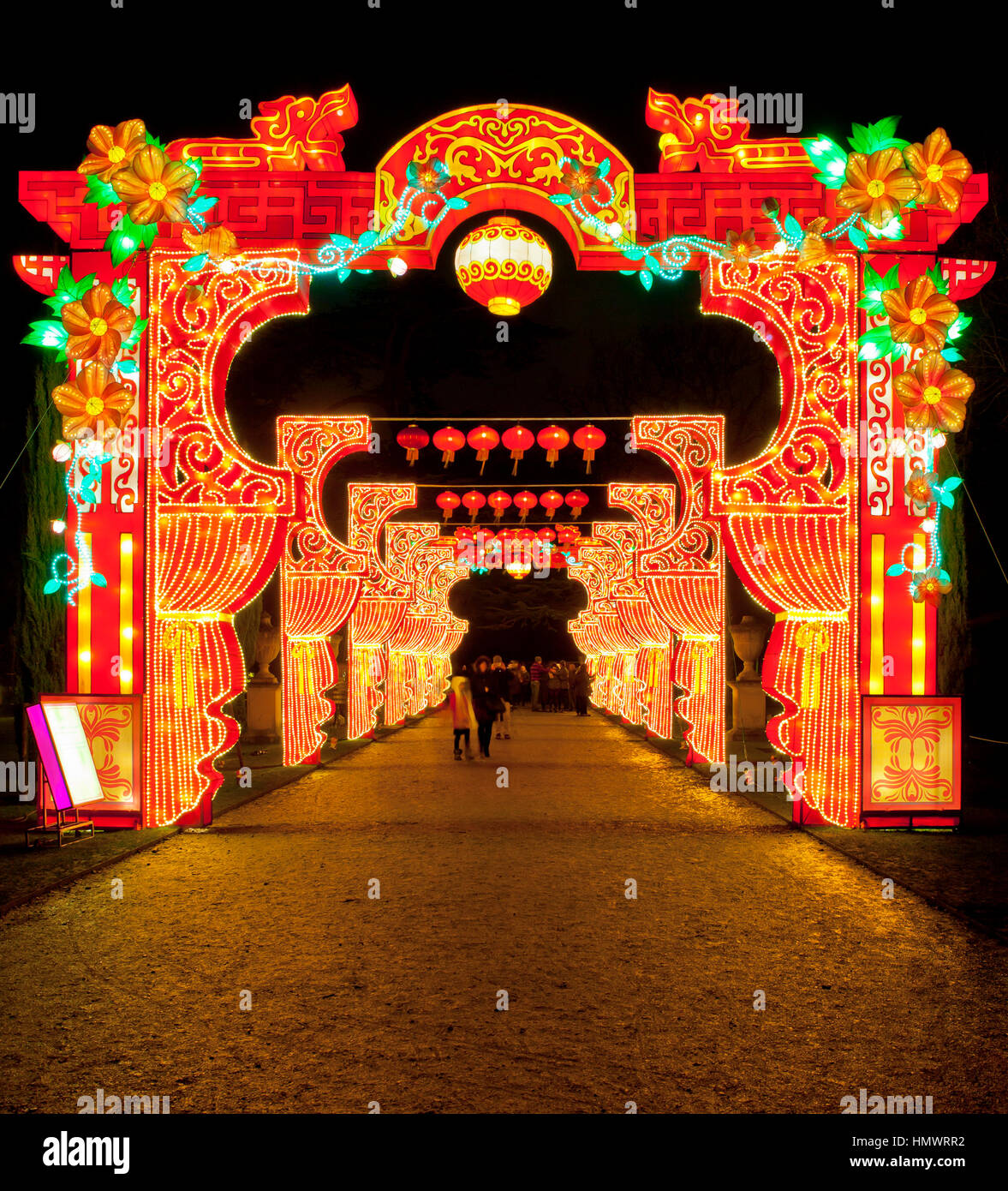 Chinese Magical Lantern festival, Chiswick Gardens, London Stock Photo -  Alamy