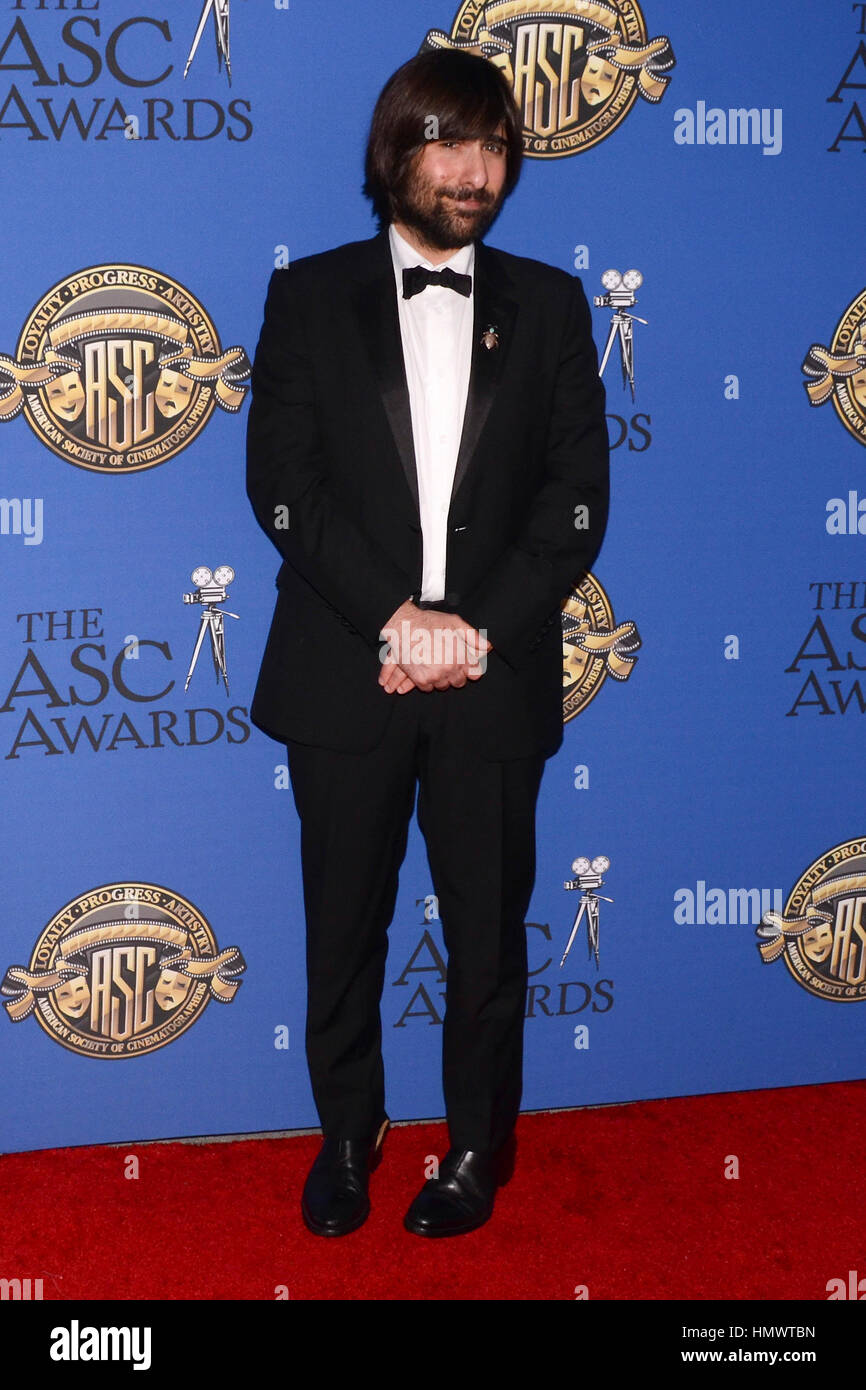 Jason Schwartzman attends the 31st Annual ASC Awards for Outstanding achievement in Cinematography at Loews Hollywood Hotel Ray Dolby Ballroom in Hollywood California on February 4, 2016. Stock Photo