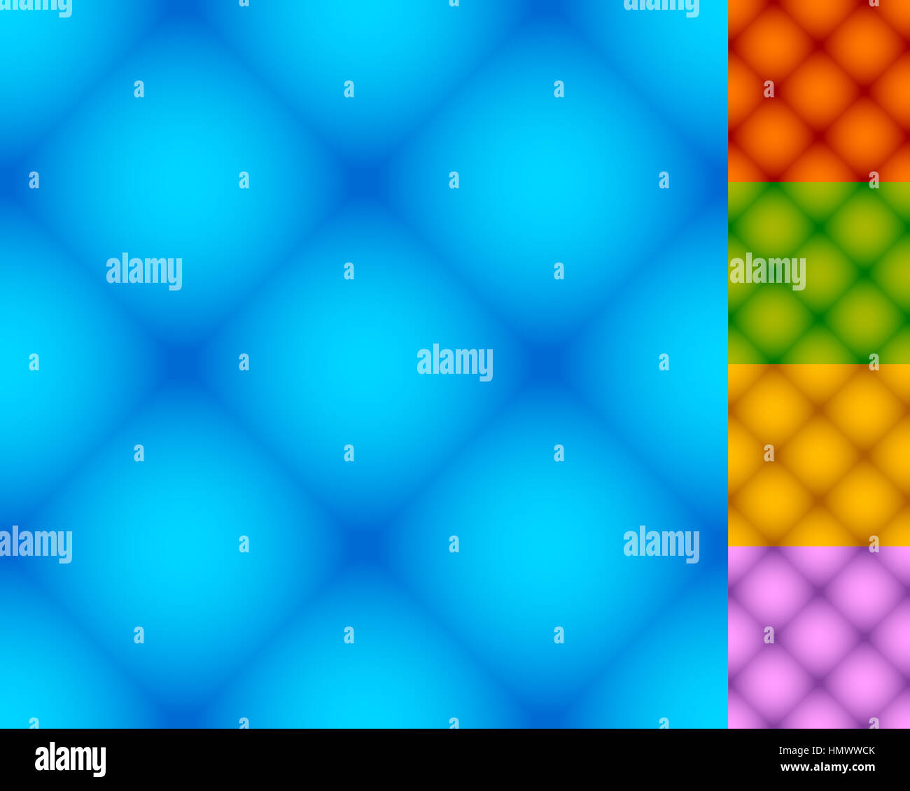 Set of repeatable square patterns in 5 distinct colors Stock Photo - Alamy