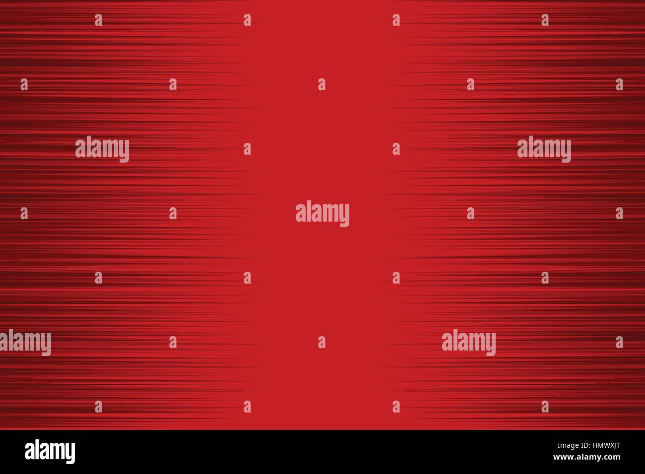 red horizontal shading background Stock Vector