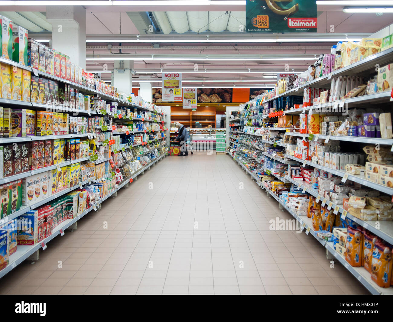 Italmark supermarket, Cremona, Lombardy, Italy Stock Photo Alamy