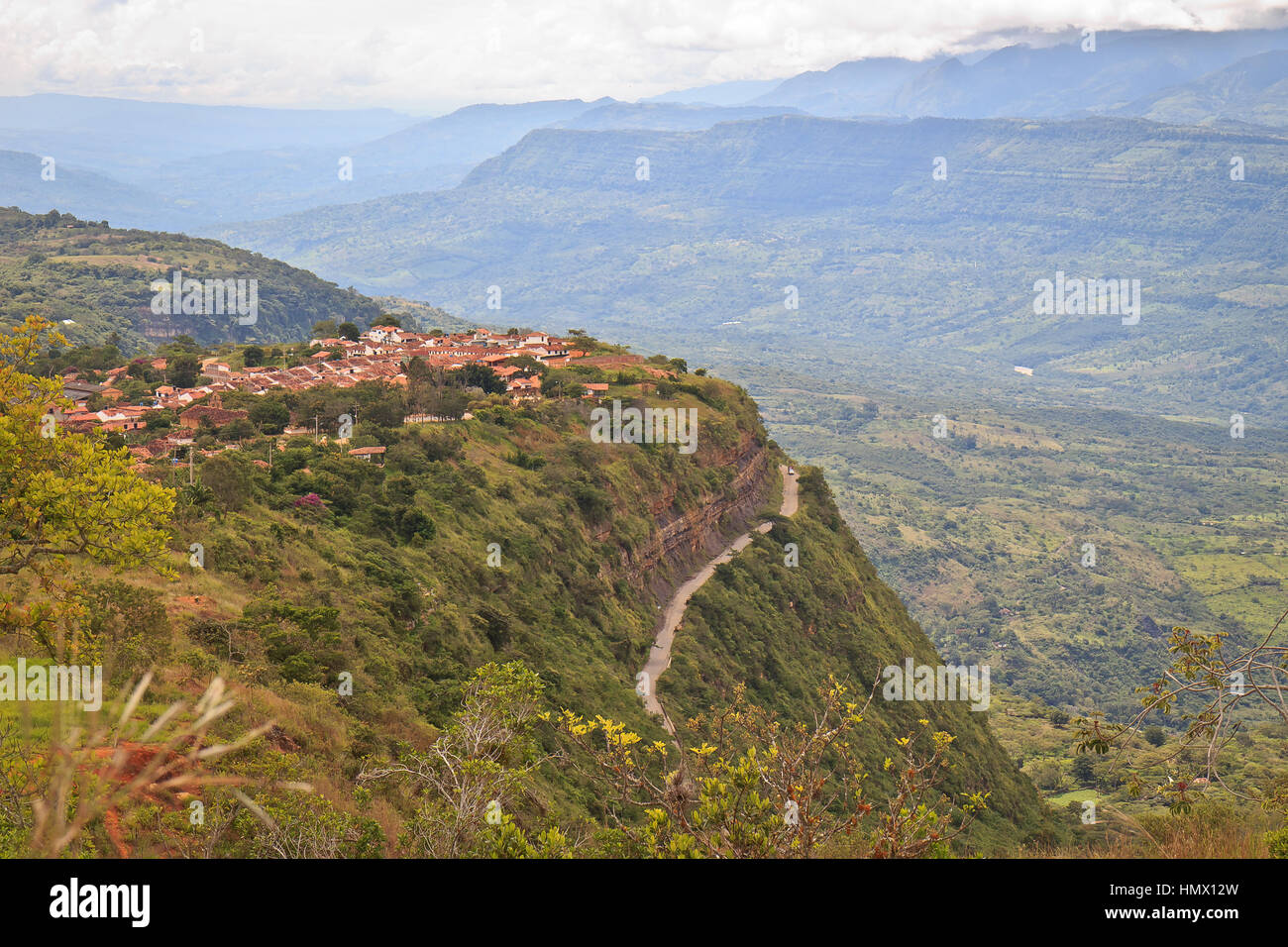 Barichara view, Colombia Stock Photo Alamy
