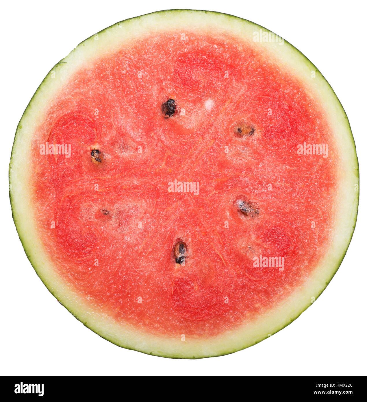 ripe watermelon isolated on white background Stock Photo - Alamy