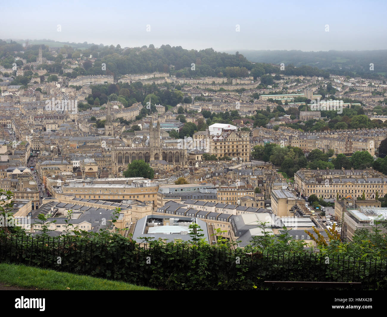 Aerial view of the city of Bath, UK Stock Photo - Alamy
