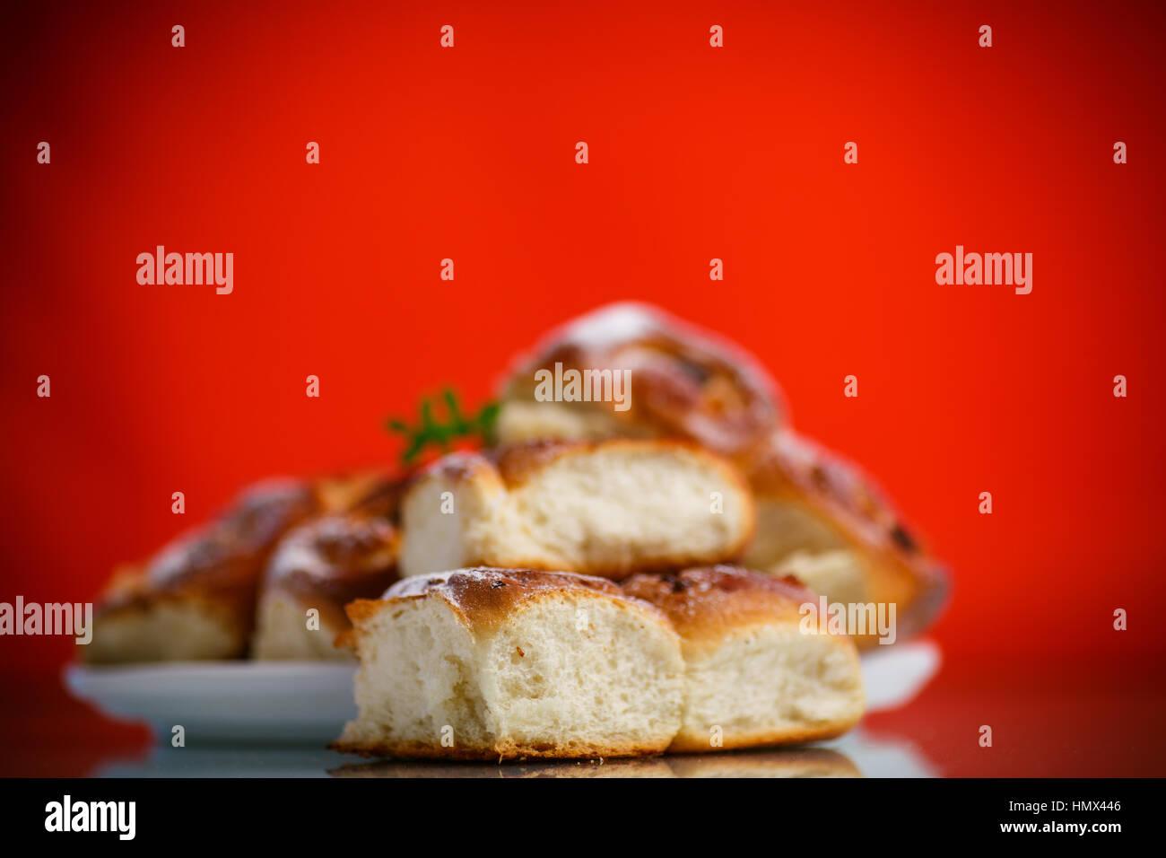 sweet rolls with raisins Stock Photo - Alamy