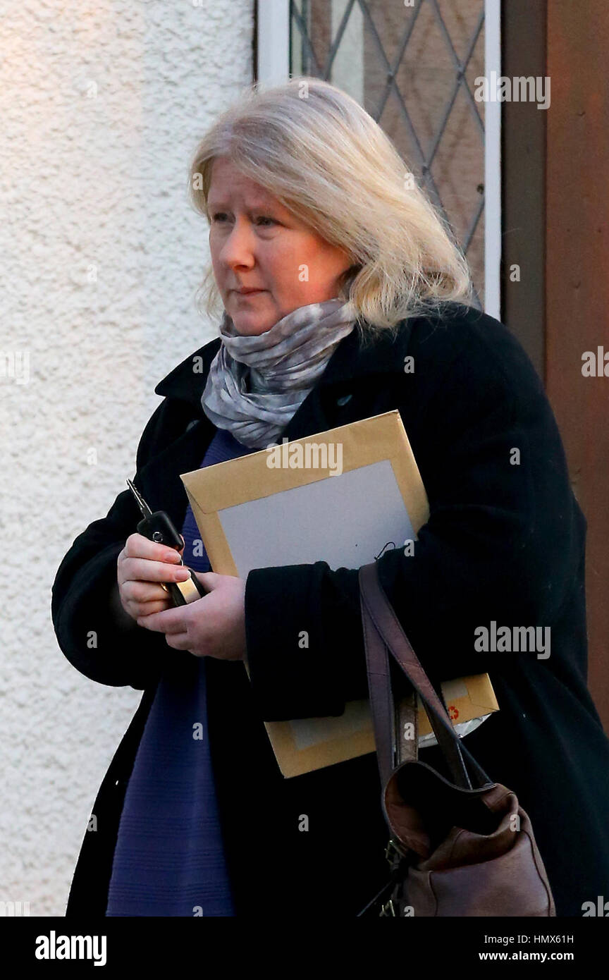 Alternate Crop Kirsten Farage The Wife Of Former Ukip Leader Nigel Farage Leaves The Family Home At Downe Kent After Reports That He Is Sharing His London House With A French Woman