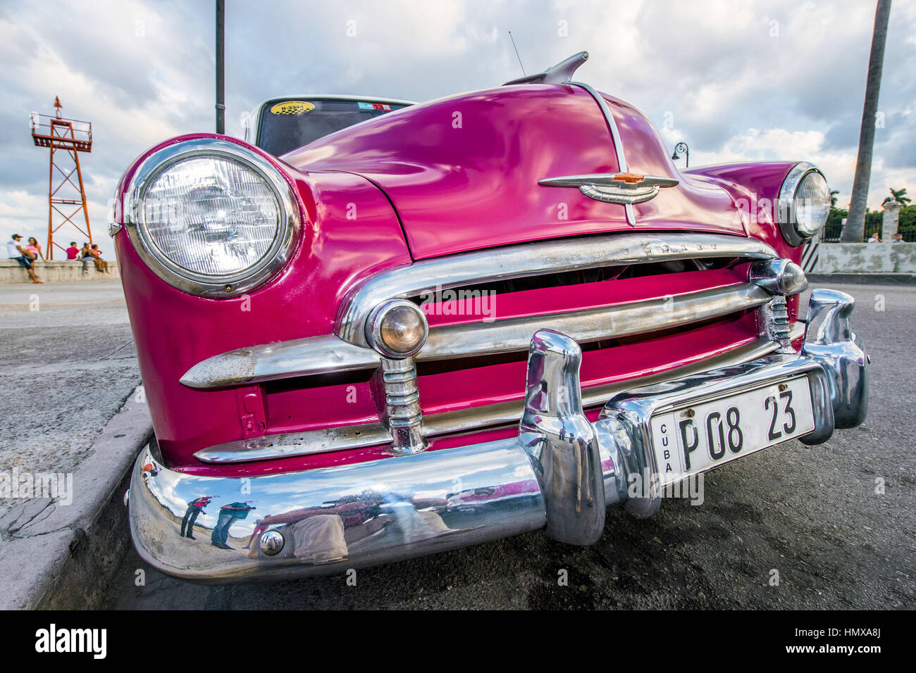Havanna Havana Cuba Kuba cars oldsmobile Stock Photo