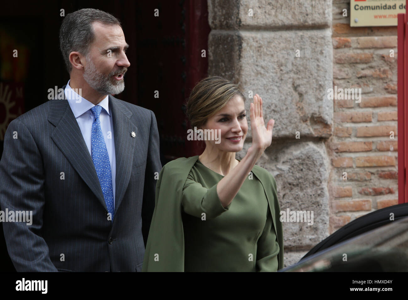 Madrid, Spain. 6th Feb, 2017. Spanish Royals King Felipe VI and Queen Letizia at the Innovation and Design Awards 2016 in Madrid Monday, Feb. 6, 2017. Credit: Gtres Información más Comuniación on line,S.L./Alamy Live News Stock Photo