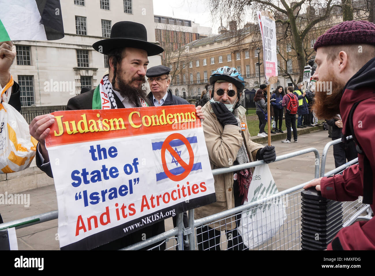 London, UK. 6th February, 2017. The Palestine Solidarity Campaign holds