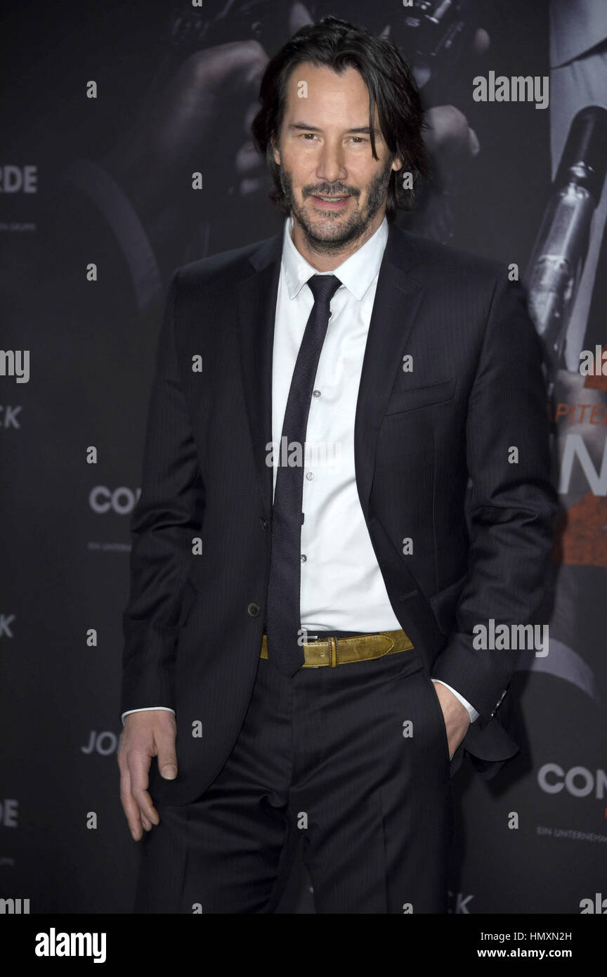 Berlin, Germany. 6th Feb, 2017. Keanu Reeves attends the 'John Wick: Chapter Two' photocall at Hotel de Rome on February 6, 2017 in Berlin, Germany. | Verwendung weltweit Credit: dpa/Alamy Live News Stock Photo