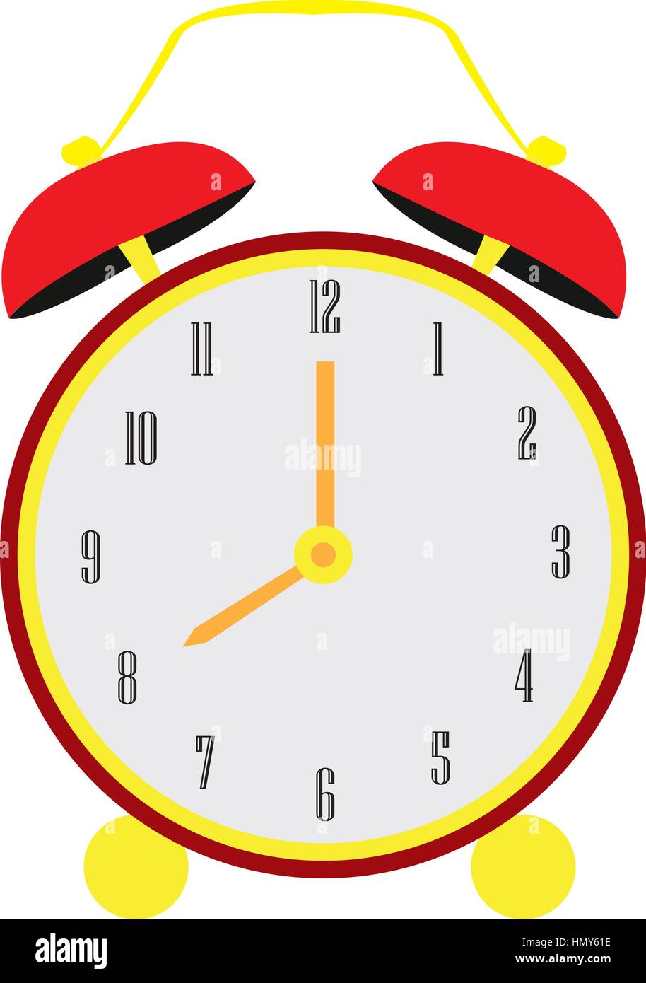 Isolated alarm clock Stock Vector Image & Art - Alamy
