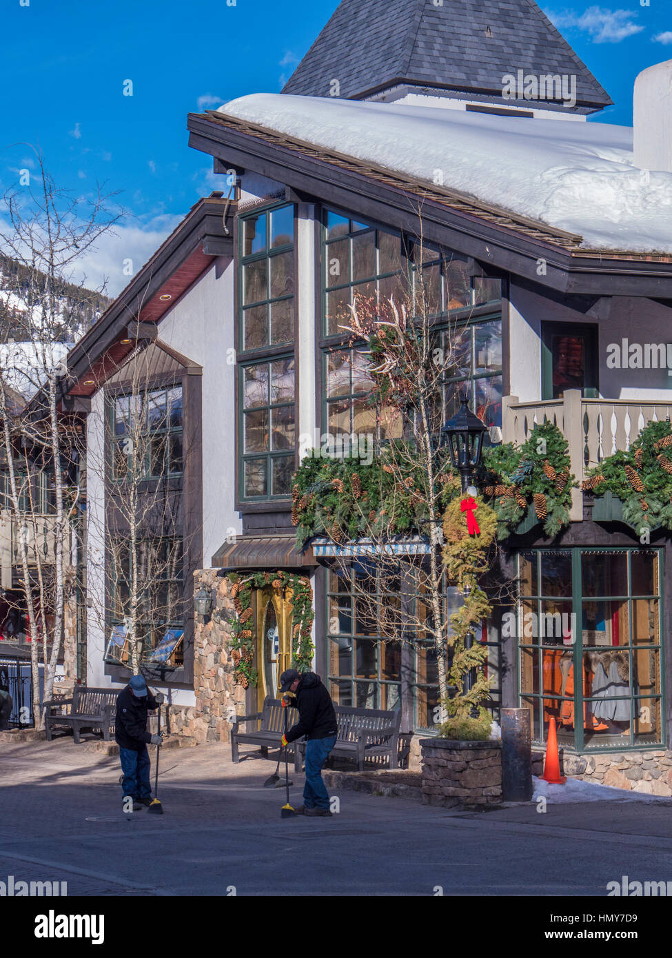 Gorsuch store, Vail Village, winter, Vail Ski Resort, Vail, Colorado