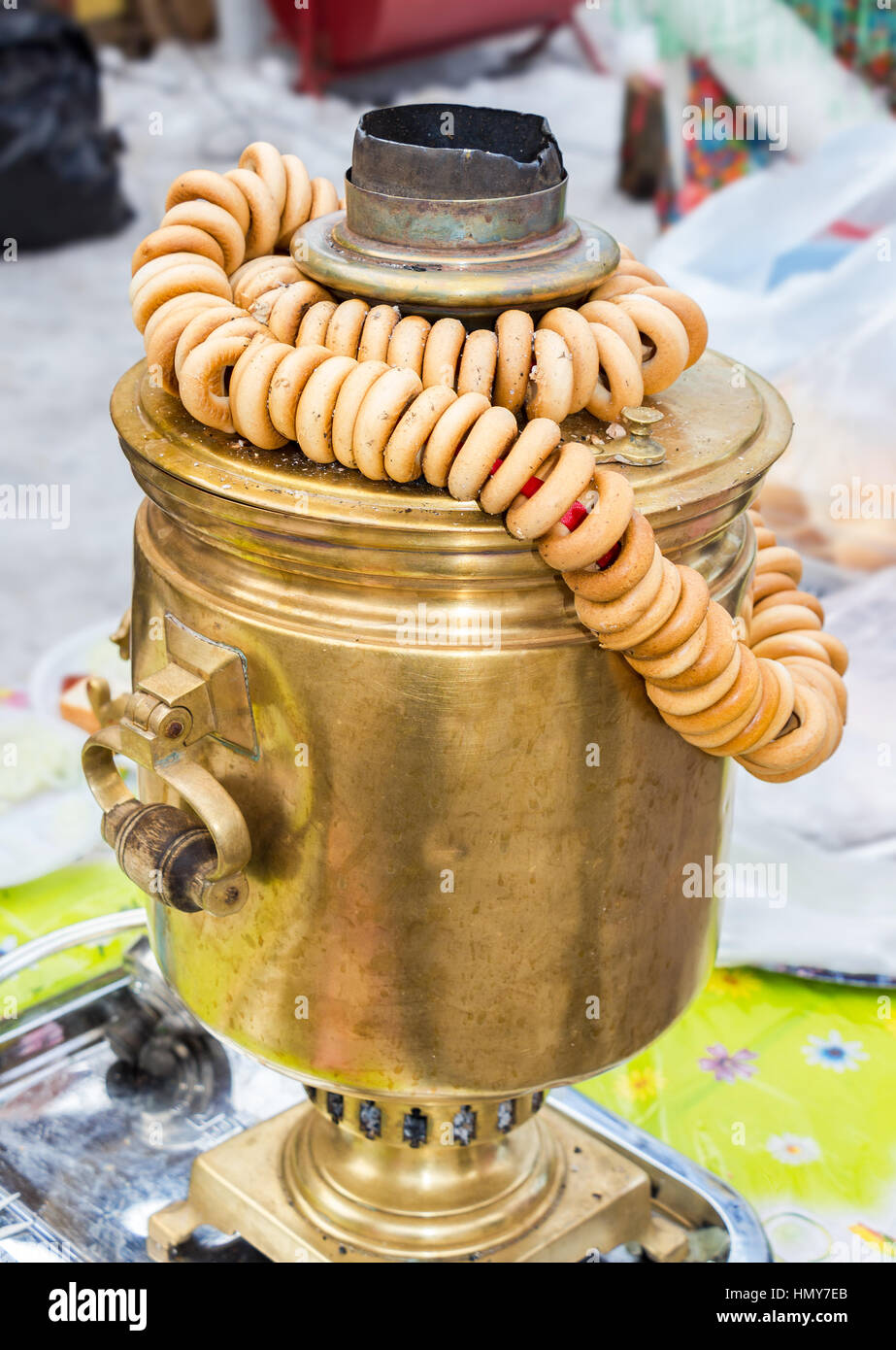 Traditional Handmade Copper Teapot, Samovar