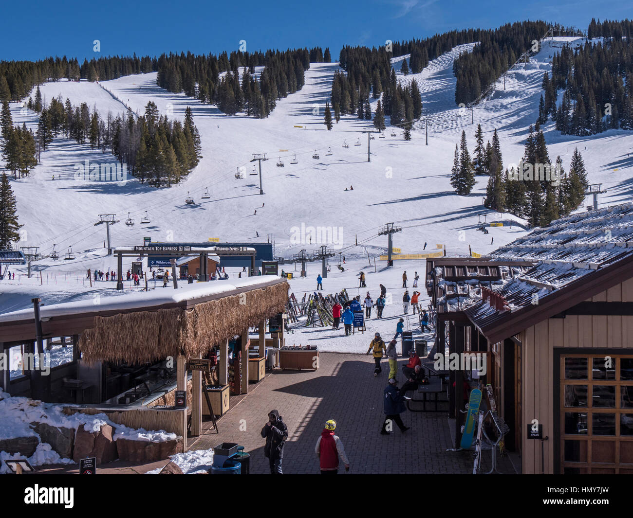 Sarge's Shelter BBQ, Mid-Vail Village, winter, Vail Ski Resort, Vail ...