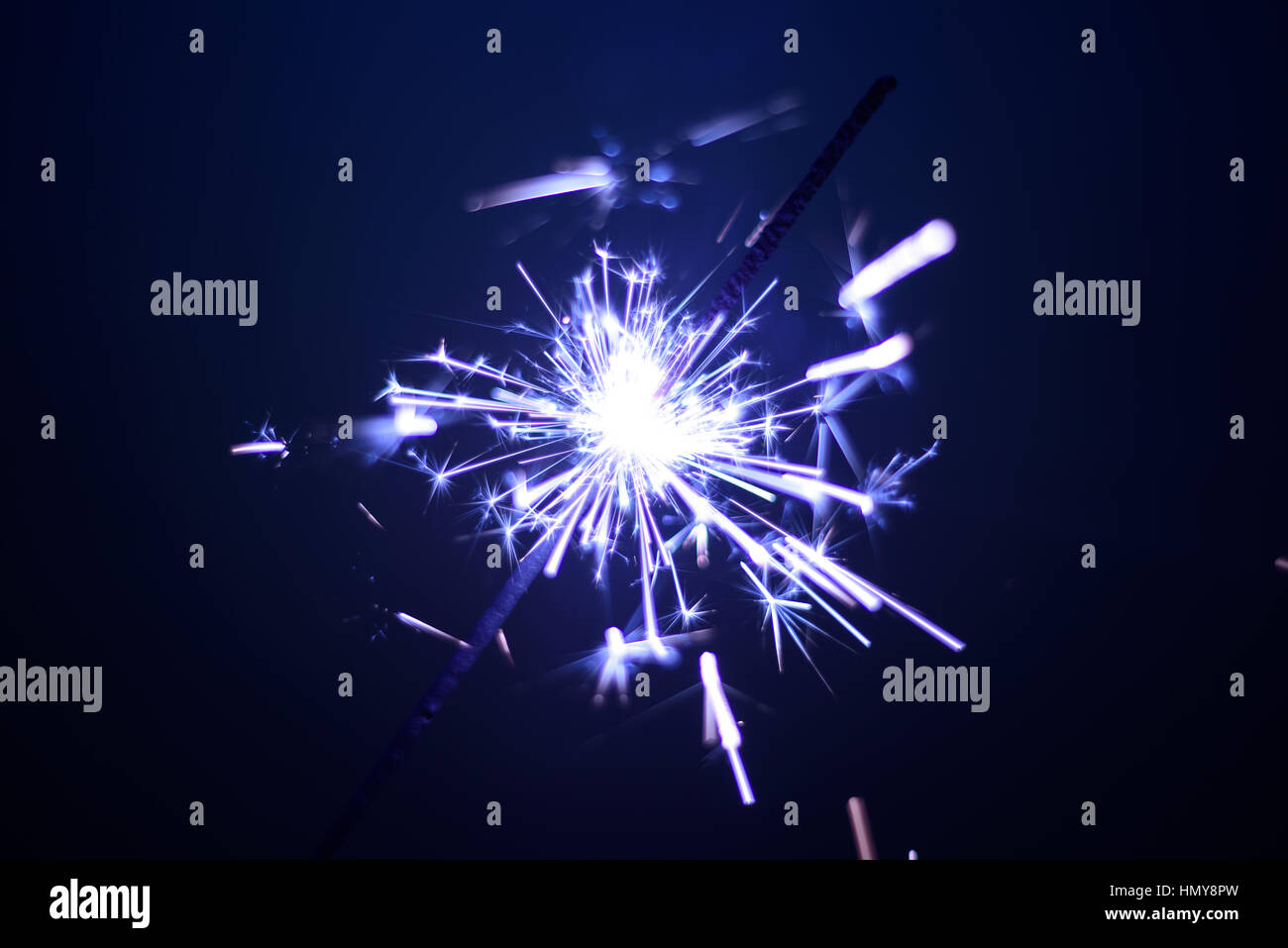 Celebrate with a sparkling lights Stock Photo Alamy