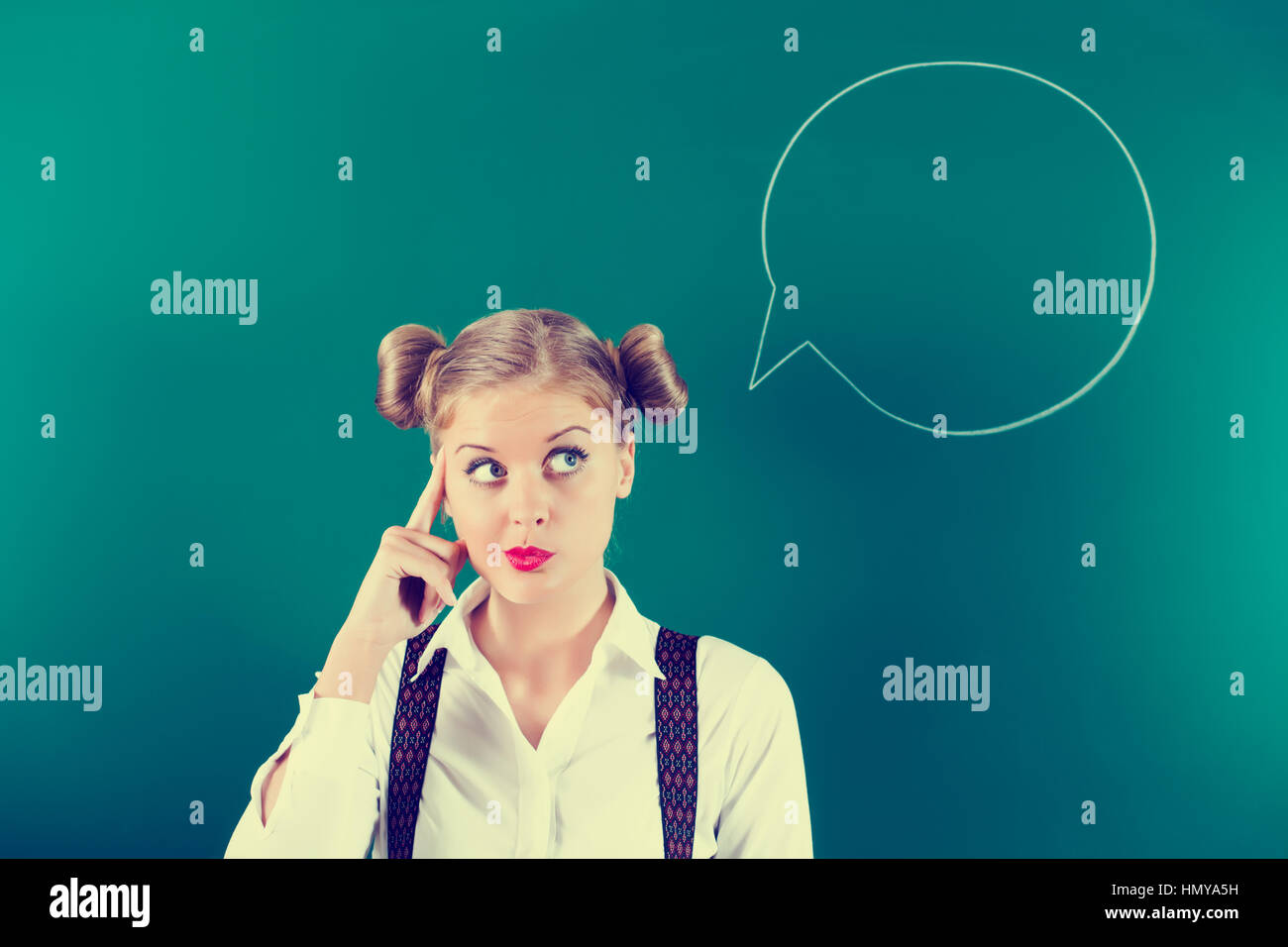 Think before you say something! Stock Photo Alamy