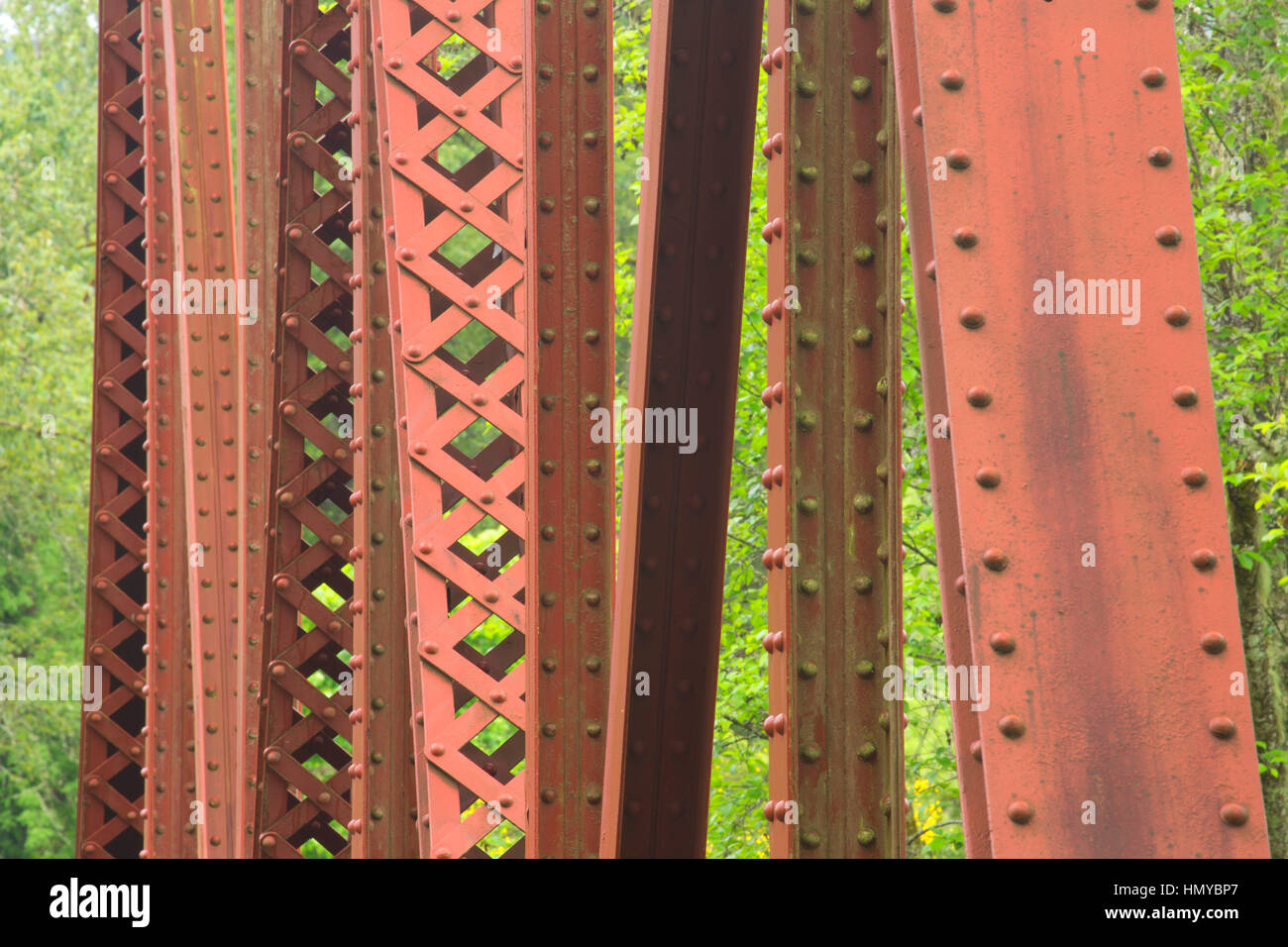 Railroad bridge on Row River Trail, Eugene District Bureau of Land Management, Lane County
