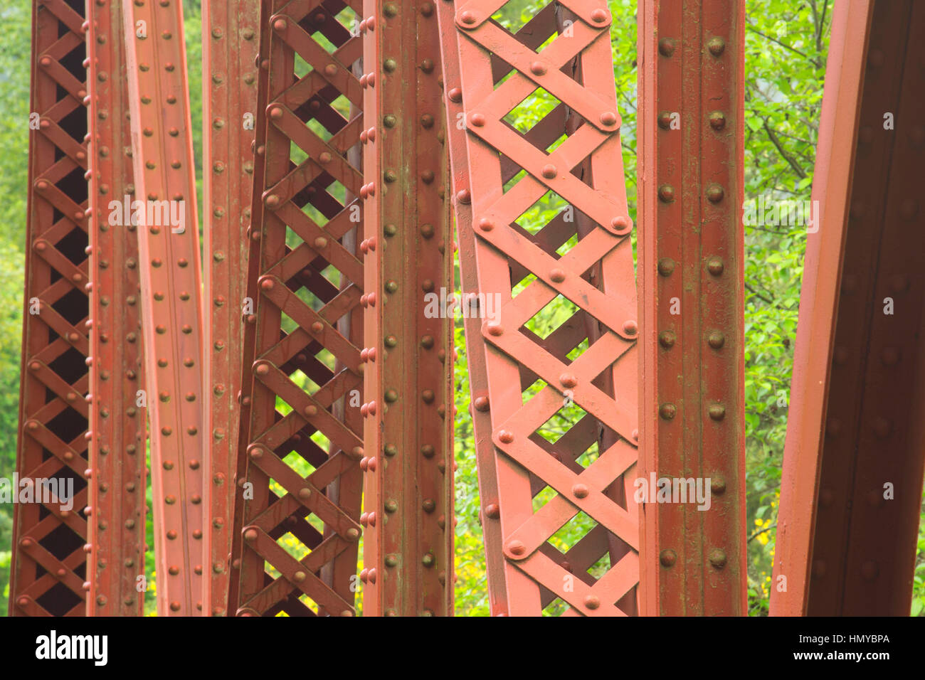 Railroad bridge on Row River Trail, Eugene District Bureau of Land Management, Lane County