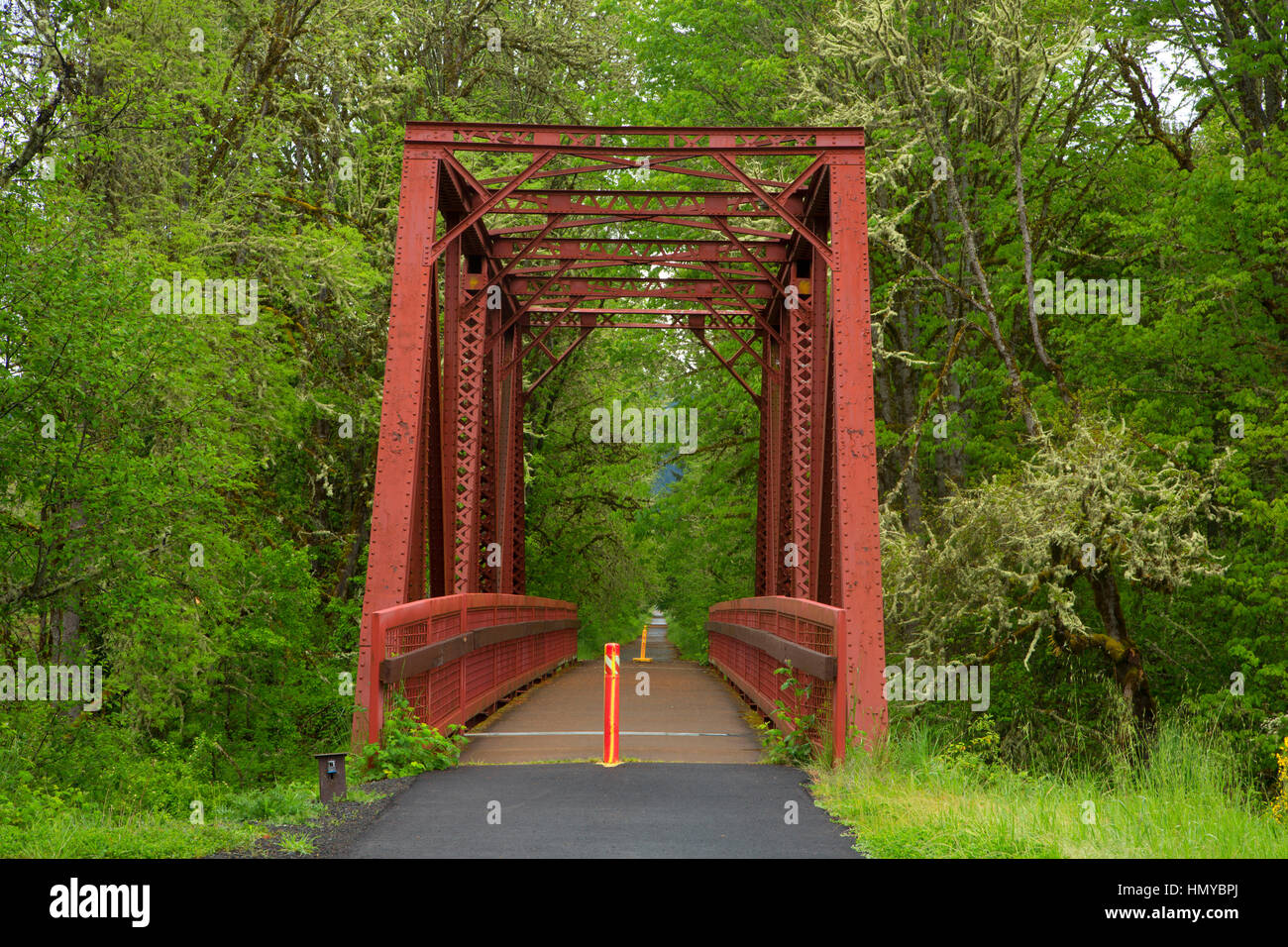 Railroad bridge on Row River Trail, Eugene District Bureau of Land Management, Lane County