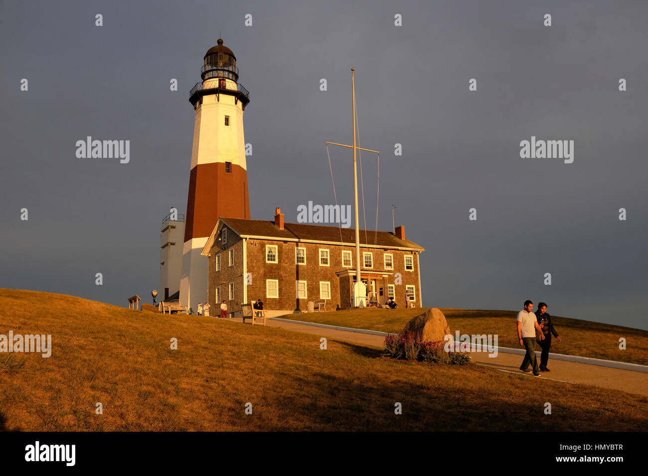 The Montauk Point Light is a lighthouse located at the easternmost