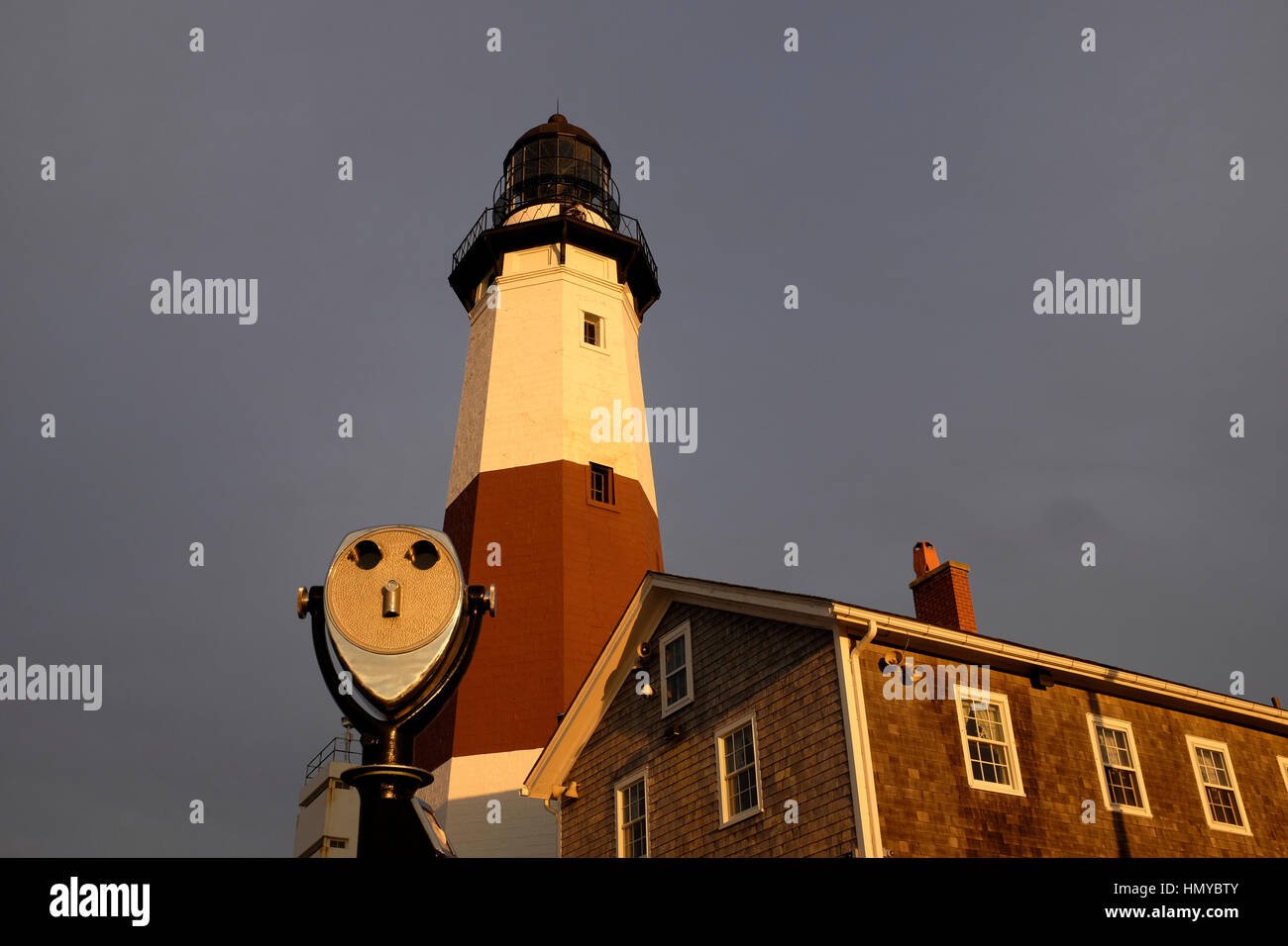 The Montauk Point Light is a lighthouse located at the easternmost