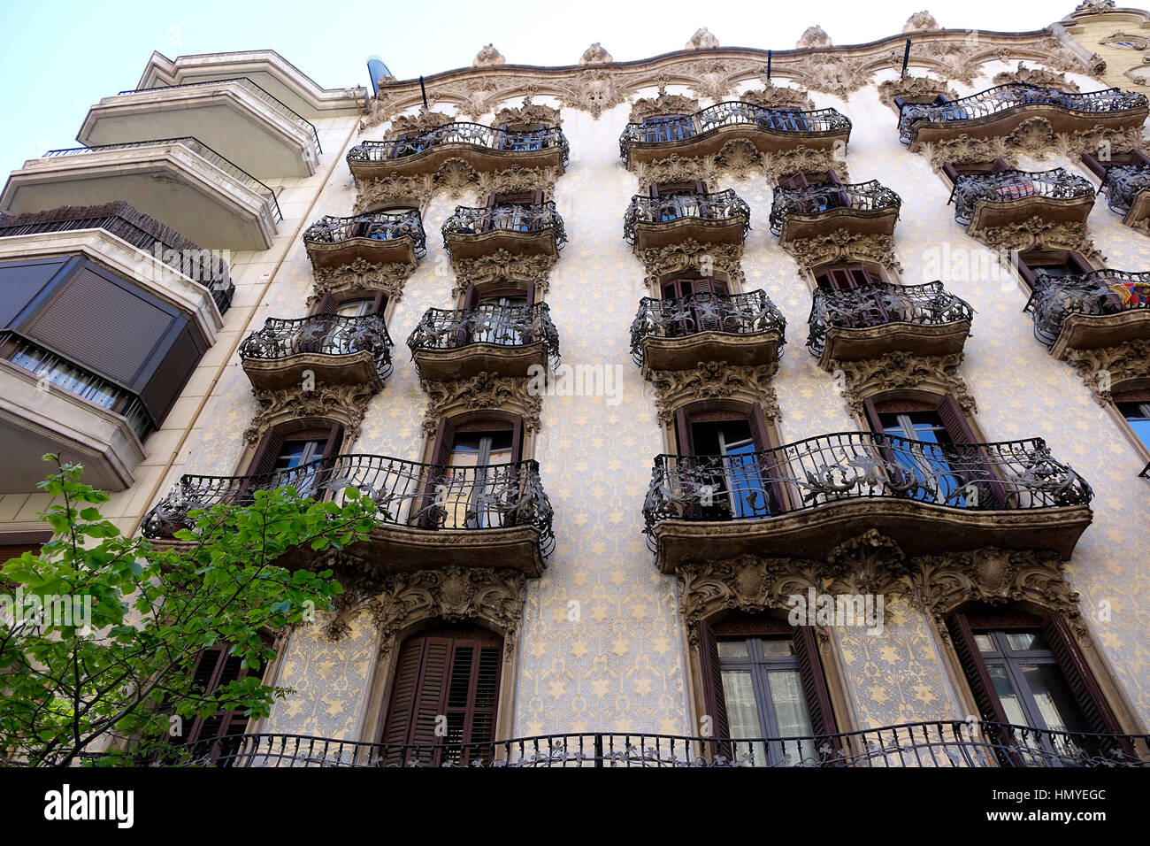 Beautiful old building balconies hi-res stock photography and images ...