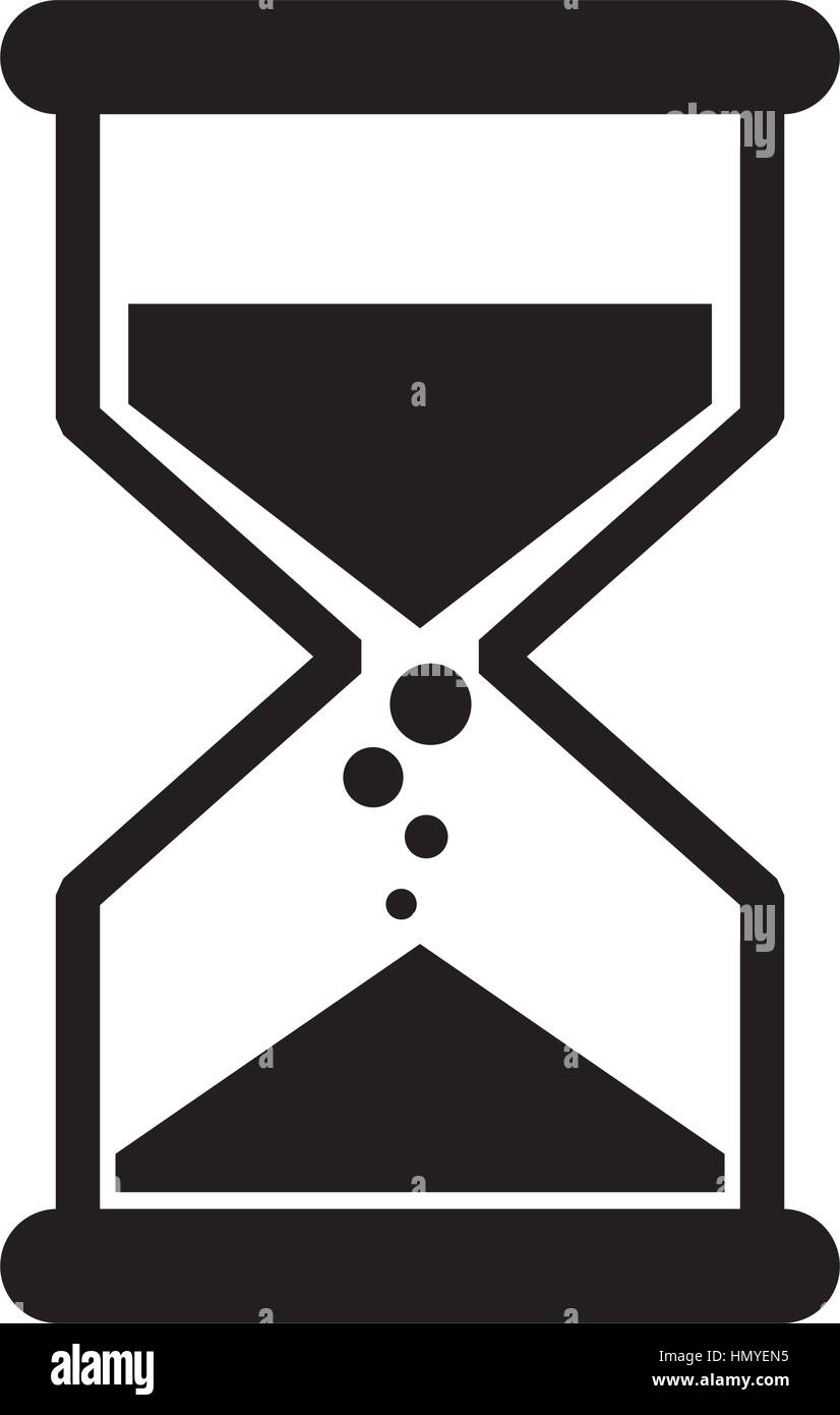 hourglass time isolated icon vector illustration design Stock Vector ...