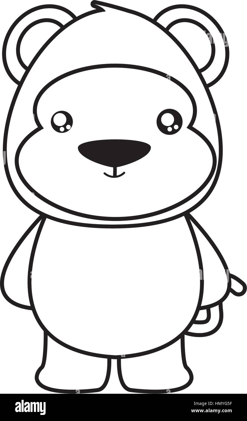 Cute Cartoon monkey Stock Vector Image & Art - Alamy